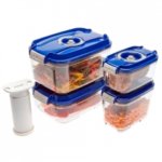 Контейнеры для вакуумных упаковщиков STATUS, набор VAC-REC-Smaller Blue