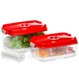 Контейнеры для вакуумных упаковщиков STATUS, набор VAC-REC-Smaller Red