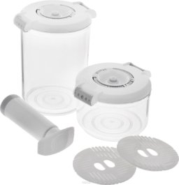 Набор вакуумных контейнеров Status VAC-RD-Round White