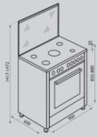 Газовая плита Zigmund & Shtain VGG 37.93 X