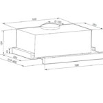 Встраиваемая вытяжка Graude DHF 60.0 S схема