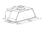 Встраиваемая вытяжка MAUNFELD Crosby Light 70 нержавеющая сталь