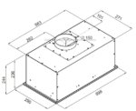 Встраиваемая вытяжка MAUNFELD Crosby Power 60 белый