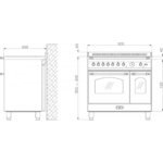 Газовая плита LOFRA RRD96MFTE/Ci BR