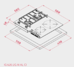 Варочная поверхность Teka TWIN IG 620 2G AI AL CI