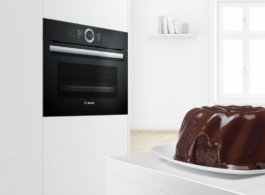 Компактные духовые шкафы: найдется место на каждой кухне Bosch HBG634BS1