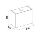 Вытяжка Falmec LAGUNA STEEL (Pannellabile) 60 Арт. CLDN6087.E0P2#ZZZI491F