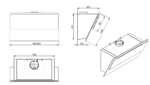 Вытяжка Falmec VERSO 55 WHITE Арт. CVXN55.E0P2#ZZZF491F