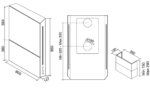 Вытяжка Falmec GHOST GLASS WHITE 60 Арт. CGGN60.E0P2#ZZZF461F