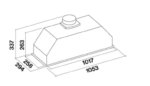 Вытяжка Falmec GRUPPO INCASSO EVO 105 P.E Арт. CGIW05.E11P2#ZZZI491F