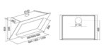 Вытяжка Falmec QUASAR GLASS BLACK 60cm Арт. CQPN60.E0P2#ZZZN491F