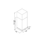 Вытяжка Falmec MIRA/TOP IS 40 Арт. CMFI40.E0P2#ZZZX491F