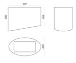 Вытяжка Falmec SPRING E.ION IS GLASS WHITE 80cm Арт. CSVI80.01P6#ZZZF461F