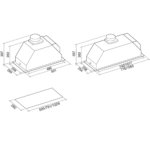 Вытяжка Falmec GRUPPO INCASSO STEEL 50 см Арт. CGIW50.E5P2#ZZZI461F