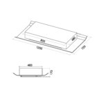 Вытяжка Falmec CIELO IS WHITE 120 Арт. CCMI20.E0P2#ZZZB461F