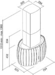 Вытяжка Falmec PRESTIGE ISOLA GLASS WHITE 75 Арт. CPGI75.E0P2#ZZZF491F