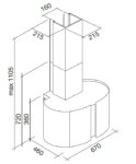Вытяжка Falmec MIRABILIA GROOVE/LED STEEL 67 Арт. CJRN67.E52P2#ZZZI491F