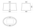 Вытяжка Falmec ZEPHIRO E.ION GLASS WHITE 66cm Арт. CEZN66.E0P6#ZZZF441F