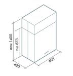 Вытяжка Falmec ALTAIR/TOP IS FASTEEL 60 Арт. CVOI60.E10P2#ZZZX491F
