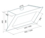 Вытяжка Falmec QUASAR/TOP FASTEEL 120 Арт. CQPN20.E10P2#ZZZX491F