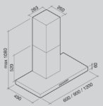 Вытяжка Falmec PLANE STEEL 60cm Арт. CPLN60.E0#461F