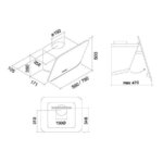 Вытяжка Falmec TAB BLACK 80 cm Арт. CTCN80.E0P2#ZZZN491F