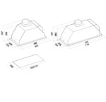 Вытяжка Falmec GRUPPO INCASSO MURANO 50 см Арт. CGIW50.E10P6#ZZZF491F