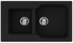Мойка Omoikiri Maru 86-2-BL Tetogranit/черный Арт. 4993284