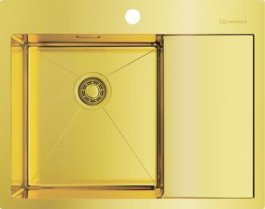 Мойка Omoikiri Akisame 65-LG-L нерж.сталь/светлое золото Арт. 4973083