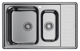 Мойка Omoikiri Sagami 79-2-IN-L нерж.сталь/нержавеющая сталь Арт. 4993447