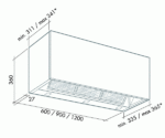 Вытяжка Falmec INTEGRATA STEEL 90cm Арт. CIGN90.00#ZZZI461F