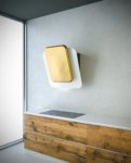 Вытяжка Sirius SLTC103 SQUARES white/gold