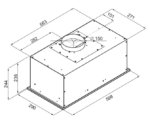 Встраиваемая вытяжка MAUNFELD Crosby Power 60 черный